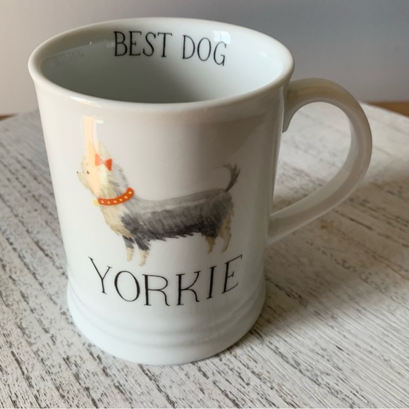 JULIANNA SWANEY FOR FRINGE BEST DOG       YORKIE MUG - Picture 1 of 9